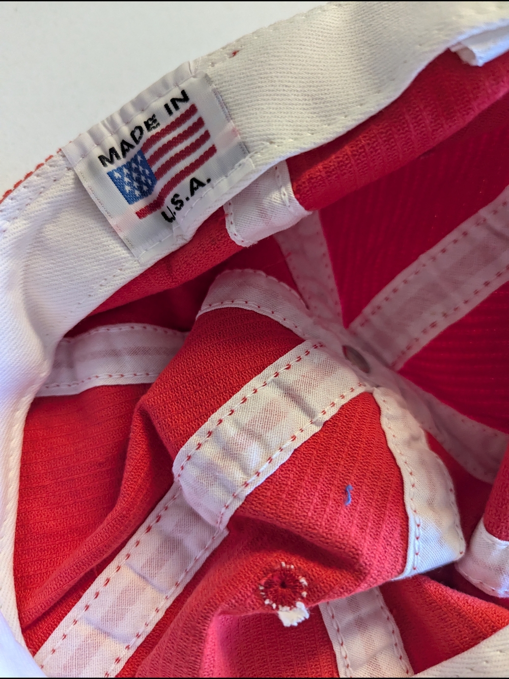 Big Bud Press | Red Corduroy Baseball Cap Dugout Hat - Picture 5 of 7